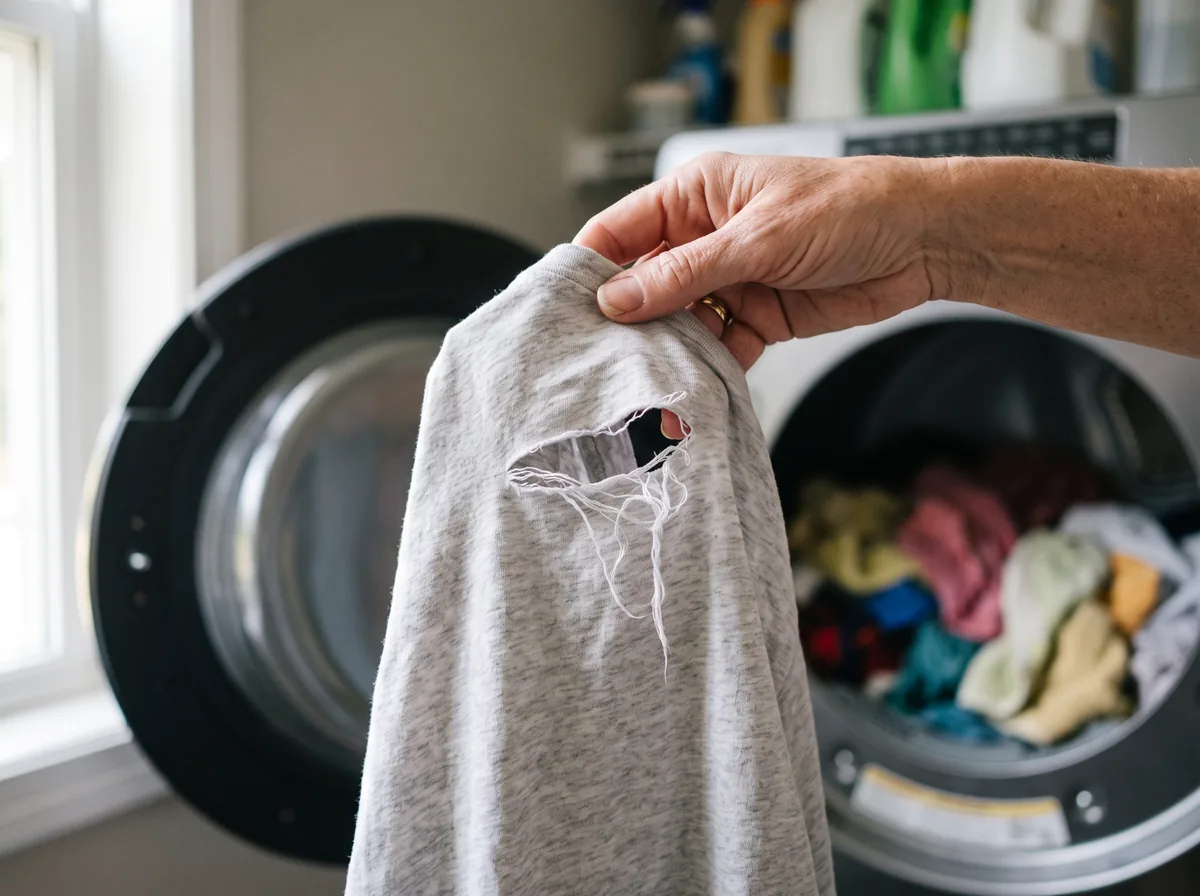 dryer tearing clothes